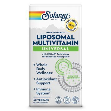 Мультивитамины липосомальные универсальные, Liposomal Multivitamin, Universal, Solaray, 60 вегетарианских капсул SOR-64016 фото
