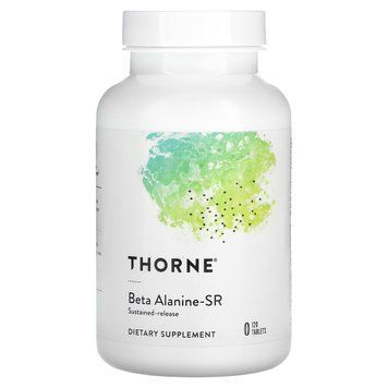 Бета-аланін, Beta Alanine-SR, Thorne, 120 таблеток THR-00645 фото