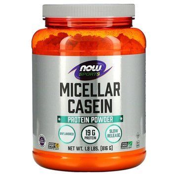 Міцелярний казеїн, Micellar Casein, Now Foods, Sports, порошок швидкого приготування, без ароматизаторів, 816 г NOW-02122 фото