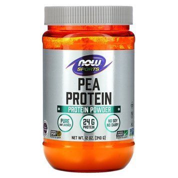 Гороховий протеїн, Pea Protein, Now Foods, Sports, без смаку, 340 г NOW-02132 фото