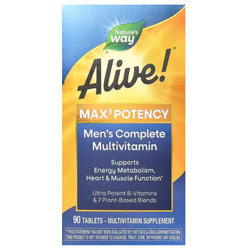 Мультивитамины для мужчин, Men's Complete Multivitamin, Nature's Way, 90 таблеток NWY-15542 фото