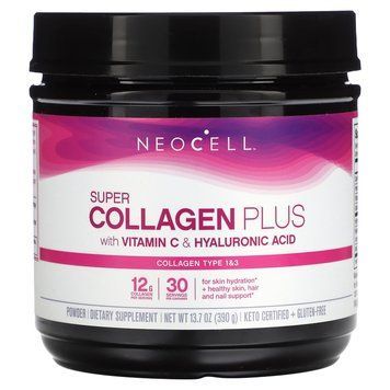 Коллаген с витамином C и гиалуроновой кислотой, Super Collagen Plus, NeoCell, 390 г NEL-13255 фото