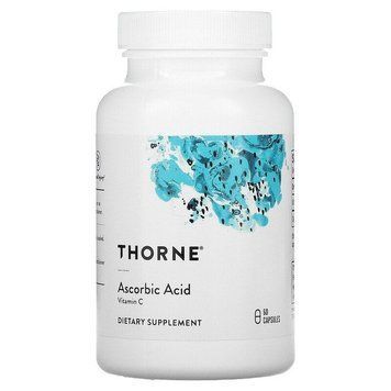 Аскорбиновая кислота, Ascorbic Acid, Thorne, витамин С, 60 капсул THR-01249 фото