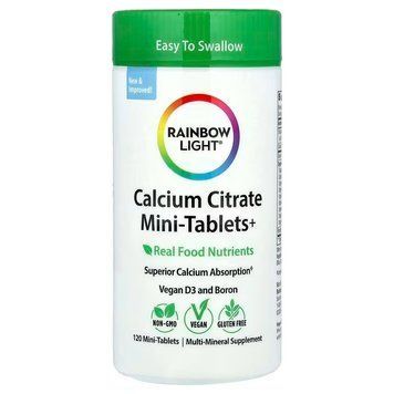 Цитрат кальцію (Calcium Citrate), Rainbow Light, 120 міні таблеток RLT-20211 фото