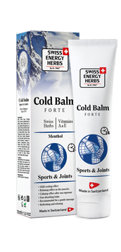 Бальзам охолоджуючий, Herbs Cold Balm Forte Sports & Joints, Swiss Energy, швейцарські трави, вітаміни, ментол, 75 мл SWE-32486 фото