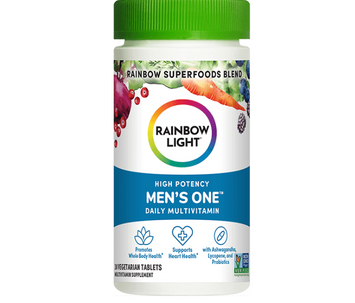 Мультивитамины для мужчин, Men's One, Rainbow Light, одна на день, высокая эффективность, 30 вегетарианских таблеток RLT-21714 фото
