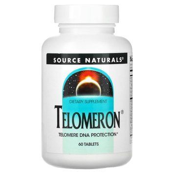 Теломер защита ДНК, Telomeron, Source Naturals, 60 таблеток SNS-02622 фото
