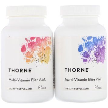 Мультивитамины элит, Multi-Vitamin Elite NSF Certified for Sport, Thorne, 2 бутылки по 90 капсул THR-00653 фото