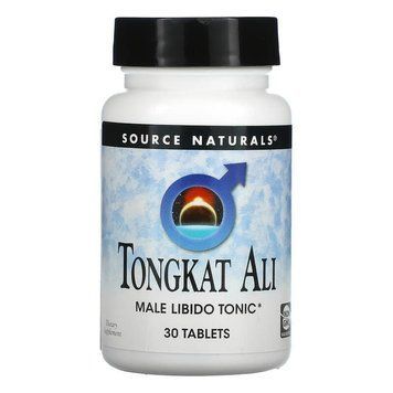 Тонгкат Али, Tongkat Ali, Source Naturals, тоник для мужского либидо, 80 мг, 30 таблеток SNS-01673 фото