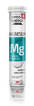 Магний и комплекс витаминов В, MAGNESIUM + B complex CH, анти-стресс, сердце, метаболизм, 20 растворимых таблеток SWE-32300 фото