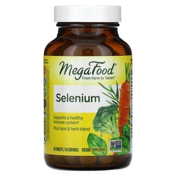 Селен (Selenium), MegaFood, 60 таблеток MGF-10186 фото