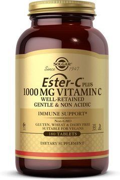 Эстер-С плюс, Ester-C Plus, Solgar, 180 таблеток SOL-01053 фото