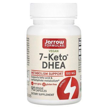 7-Кето ДГЭА дегидроэпиандростерон, 7-Keto DHEA, Jarrow Formulas, 100 мг, 90 капсул JRW-15065 фото