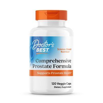 Здоровье простаты, Comprehensive Prostate Formula, Doctor's Best, комплексная формула, 120 вегетарианских капсул DRB-00085 фото